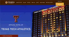 Desktop Screenshot of overtonhotel.com